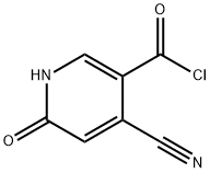 4-Cyano-6-hydroxynicotinoyl chloride Structure