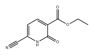 3-Pyridinecarboxylic acid, 6-cyano-1,2-dihydro-2-oxo-, ethyl ester Structure