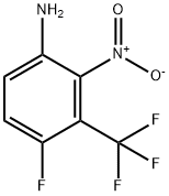 4-Fluoro-2-nitro-3-(trifluoromethyl)aniline Structure