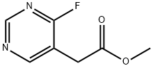 Methyl 4-fluoropyrimidine-5-acetate Structure