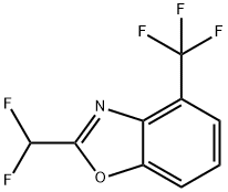 2-(Difluoromethyl)-4-(trifluoromethyl)benzo[d]oxazole Structure