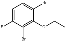 1,3-Dibromo-2-ethoxy-4-fluorobenzene Structure