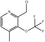 2-(Chloromethyl)-4-methyl-3-(trifluoromethoxy)pyridine 구조식 이미지