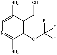 2,5-Diamino-3-(trifluoromethoxy)pyridine-4-methanol Structure