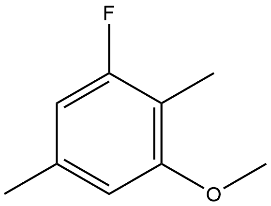 1-Fluoro-3-methoxy-2,5-dimethylbenzene Structure