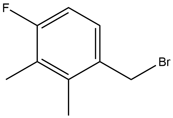 1-(Bromomethyl)-4-fluoro-2,3-dimethylbenzene Structure