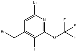 6-Bromo-4-(bromomethyl)-3-iodo-2-(trifluoromethoxy)pyridine Structure