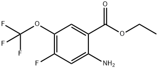 Ethyl 2-amino-4-fluoro-5-(trifluoromethoxy)benzoate Structure