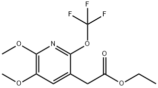 Ethyl 2,3-dimethoxy-6-(trifluoromethoxy)pyridine-5-acetate Structure