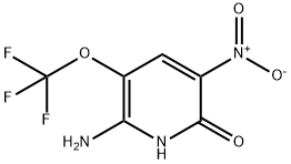 2-Amino-6-hydroxy-5-nitro-3-(trifluoromethoxy)pyridine Structure