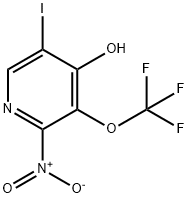 4-Hydroxy-5-iodo-2-nitro-3-(trifluoromethoxy)pyridine Structure