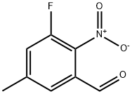 3-Fluoro-5-methyl-2-nitrobenzaldehyde Structure