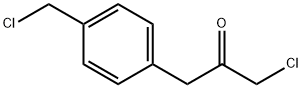 1-Chloro-3-(4-(chloromethyl)phenyl)propan-2-one Structure