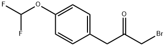 1-Bromo-3-(4-(difluoromethoxy)phenyl)propan-2-one Structure