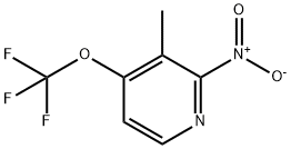 3-Methyl-2-nitro-4-(trifluoromethoxy)pyridine Structure