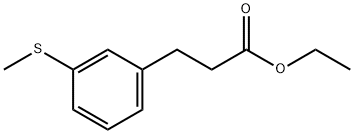 Ethyl (3-(methylthio)phenyl)propanoate Structure