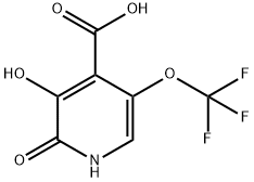 2,3-Dihydroxy-5-(trifluoromethoxy)pyridine-4-carboxylic acid Structure