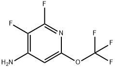 4-Amino-2,3-difluoro-6-(trifluoromethoxy)pyridine Structure