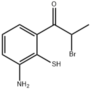 1-(3-Amino-2-mercaptophenyl)-2-bromopropan-1-one Structure