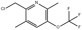 2-(Chloromethyl)-3,6-dimethyl-5-(trifluoromethoxy)pyridine Structure