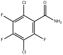 2,5-Dichloro-3,4,6-trifluorobenzamide Structure