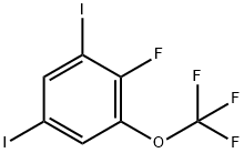 1,5-Diiodo-2-fluoro-3-(trifluoromethoxy)benzene Structure