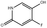 2,5-Dihydroxy-4-fluoropyridine 구조식 이미지