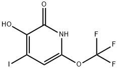 2,3-Dihydroxy-4-iodo-6-(trifluoromethoxy)pyridine Structure