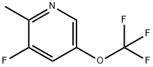 3-Fluoro-2-methyl-5-(trifluoromethoxy)pyridine Structure