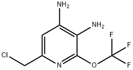 6-(Chloromethyl)-3,4-diamino-2-(trifluoromethoxy)pyridine Structure