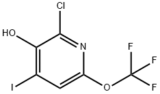 2-Chloro-3-hydroxy-4-iodo-6-(trifluoromethoxy)pyridine Structure