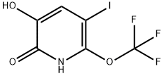 2,3-Dihydroxy-5-iodo-6-(trifluoromethoxy)pyridine Structure