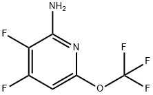 2-Amino-3,4-difluoro-6-(trifluoromethoxy)pyridine Structure