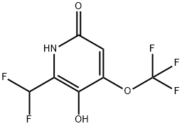 3,6-Dihydroxy-2-(difluoromethyl)-4-(trifluoromethoxy)pyridine Structure