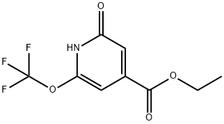 Ethyl 2-hydroxy-6-(trifluoromethoxy)pyridine-4-carboxylate Structure