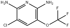 3-Chloro-2,6-diamino-5-(trifluoromethoxy)pyridine Structure