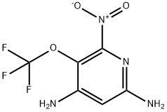 4,6-Diamino-2-nitro-3-(trifluoromethoxy)pyridine Structure