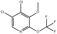 4,5-Dichloro-3-methoxy-2-(trifluoromethoxy)pyridine Structure