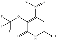 2,6-Dihydroxy-4-nitro-3-(trifluoromethoxy)pyridine Structure