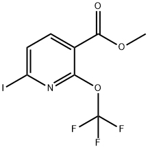 Methyl 6-iodo-2-(trifluoromethoxy)pyridine-3-carboxylate Structure