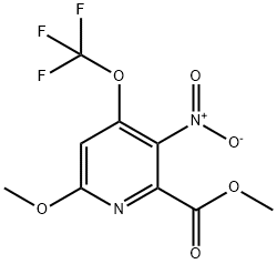 Methyl 6-methoxy-3-nitro-4-(trifluoromethoxy)pyridine-2-carboxylate Structure