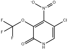 5-Chloro-2-hydroxy-4-nitro-3-(trifluoromethoxy)pyridine Structure