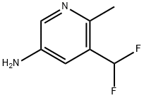 5-(Difluoromethyl)-6-methylpyridin-3-amine Structure