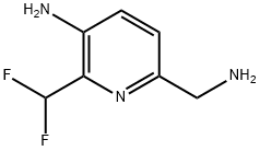 3-Amino-6-(aminomethyl)-2-(difluoromethyl)pyridine Structure