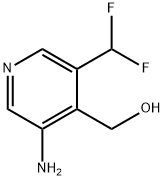 3-Amino-5-(difluoromethyl)pyridine-4-methanol Structure