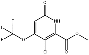 Methyl 3-chloro-6-hydroxy-4-(trifluoromethoxy)pyridine-2-carboxylate Structure