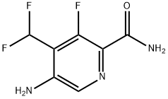 5-Amino-4-(difluoromethyl)-3-fluoropyridine-2-carboxamide Structure