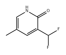 2(1H)-Pyridinone, 3-(difluoromethyl)-5-methyl- Structure