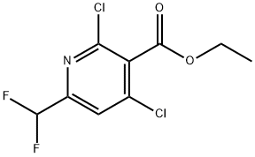 ethyl 2,4-dichloro-6(difluoromethyl)pyridine-3-carboxylate Structure