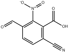 6-Cyano-3-formyl-2-nitrobenzoic acid Structure